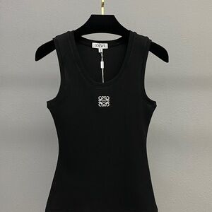 Loewe Black Fitted Tank Top
